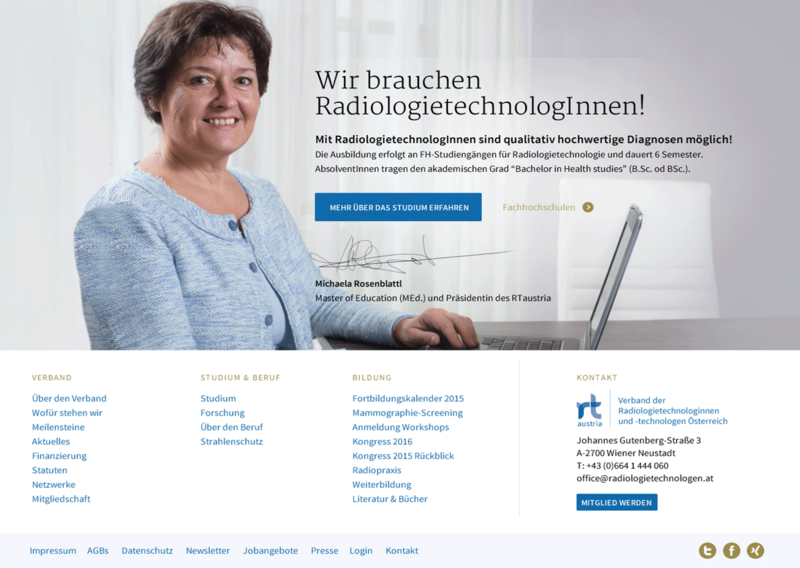 Screenshot Website rtaustria